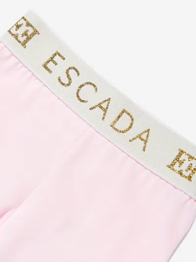 Escada Baby Girls Logo Leggings In Pink