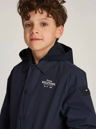 Tommy Hilfiger Boys Coach 3 In 1 Jacket In Black