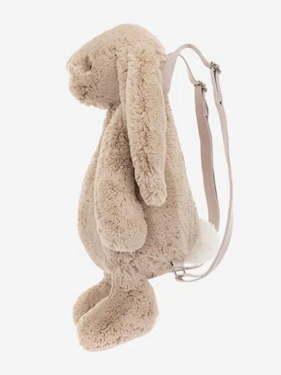 Jellycat Bashful Bunny Backpack In Beige