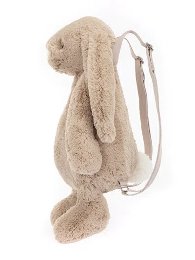 Jellycat Bashful Bunny Backpack In Beige