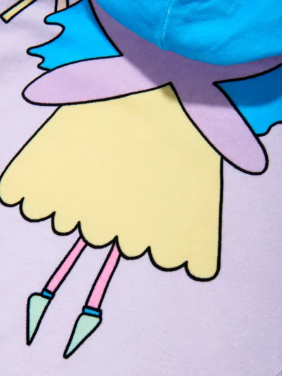 Stella Mccartney Girls Fairy Hooded Towel In Purple