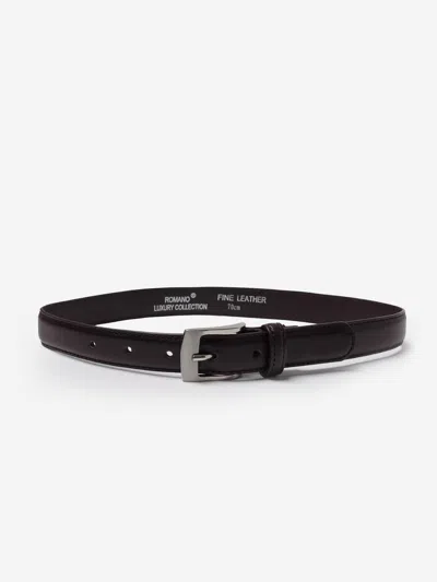 Romano Suits Romano Boys Leather Belt In Brown
