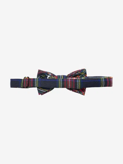 Romano Suits Romano Boys Tartan Bow Tie In Multicoloured