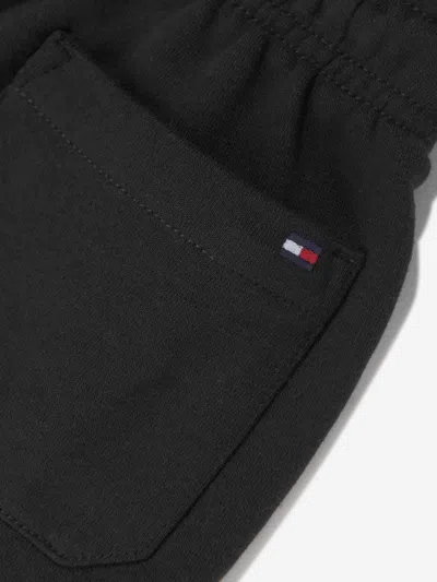 Tommy Hilfiger Boys Flag Sweat Shorts In Black