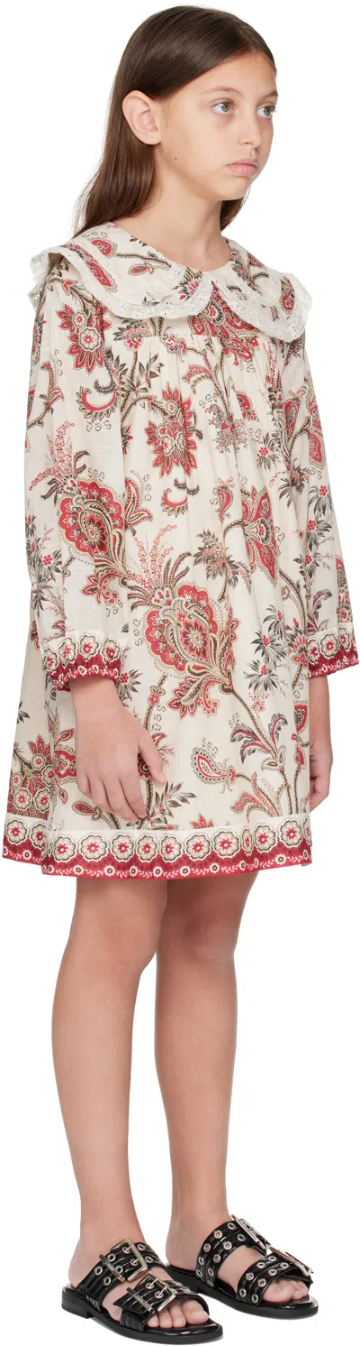 Sea Ny Kids Beige Cassandra Dress In Multi Multi