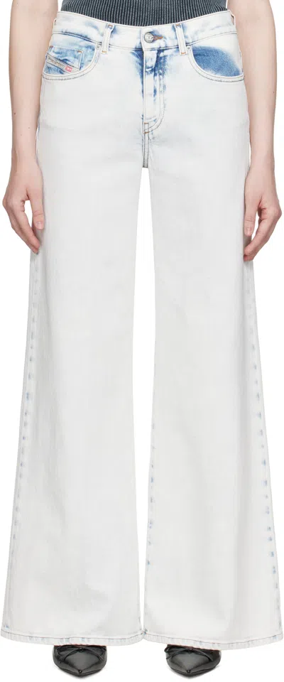 Diesel Flare Jeans In 01