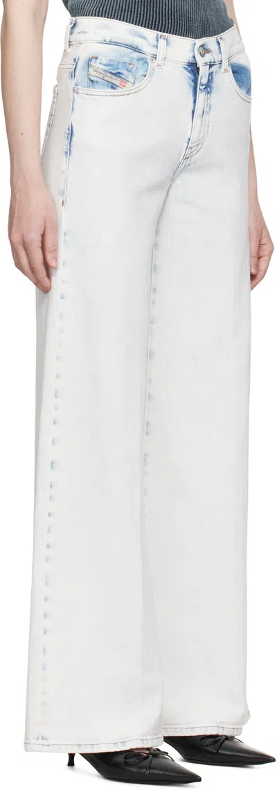 Diesel Flare Jeans In 01