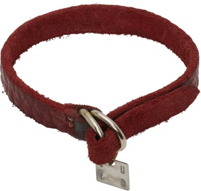 Guidi Red Belt Bracelet In 1006t
