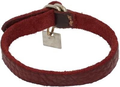 Guidi Red Belt Bracelet In 1006t
