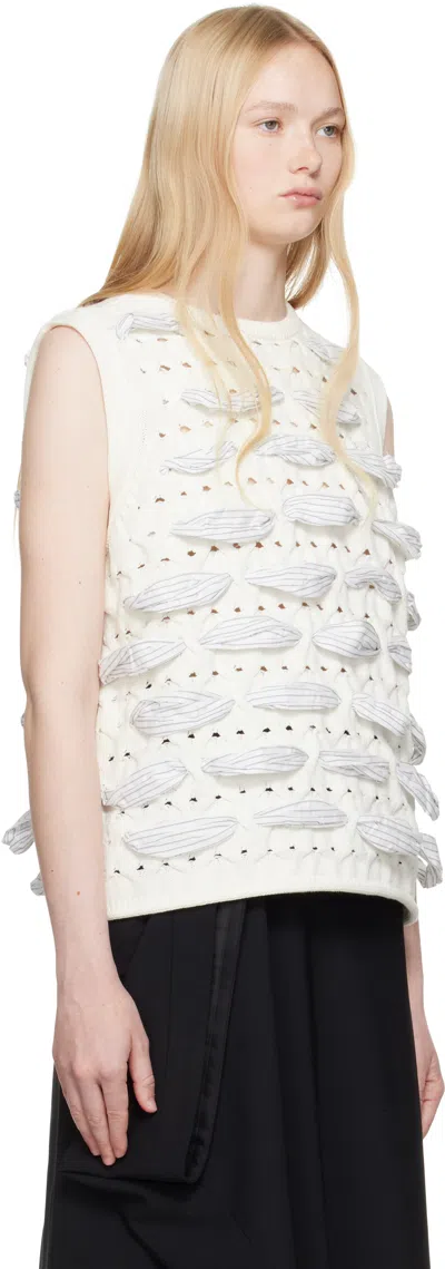 Ader Error White Product. 58 Knit Vest In White
