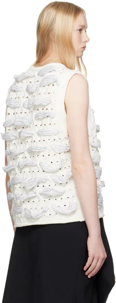 Ader Error White Product. 58 Knit Vest In White