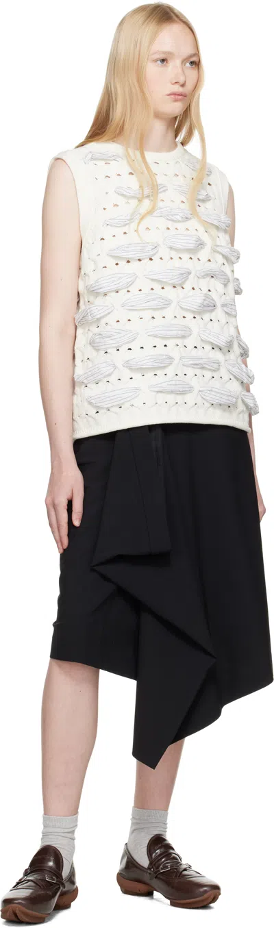 Ader Error White Product. 58 Knit Vest In White