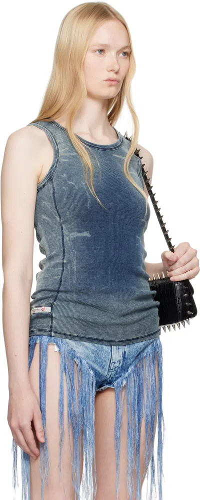 Diesel Top T-go Blue Washed Effect In 01