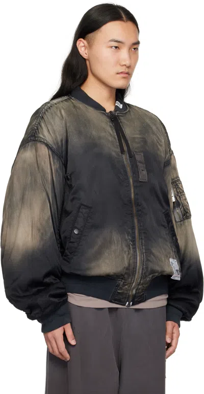 Miharayasuhiro Aged Flight Jacket In Black