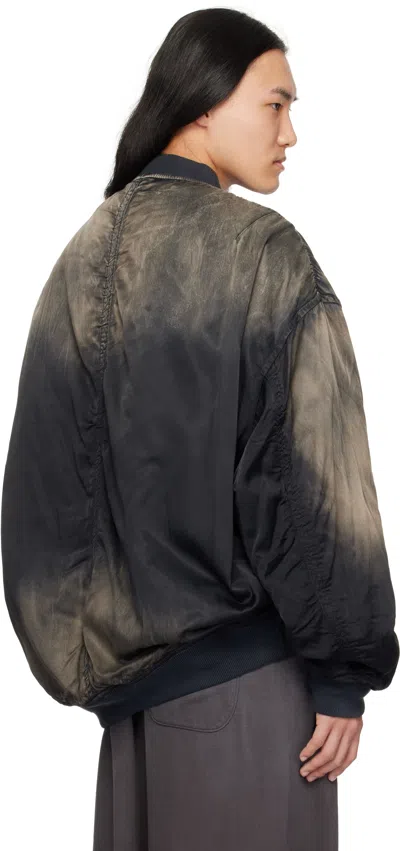 Miharayasuhiro Aged Flight Jacket In Black
