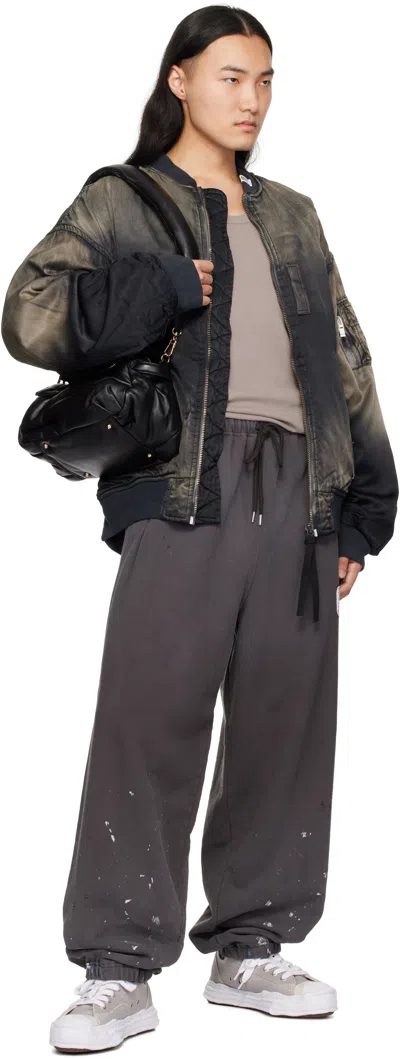 Miharayasuhiro Aged Flight Jacket In Black