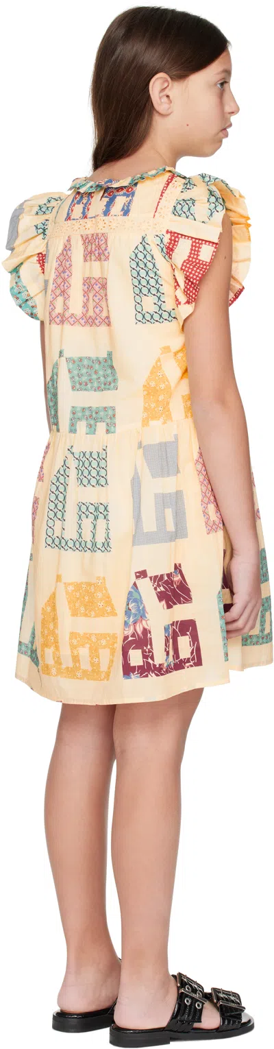 Sea Ny Kids Beige Anneliese Dress In Multi Multi