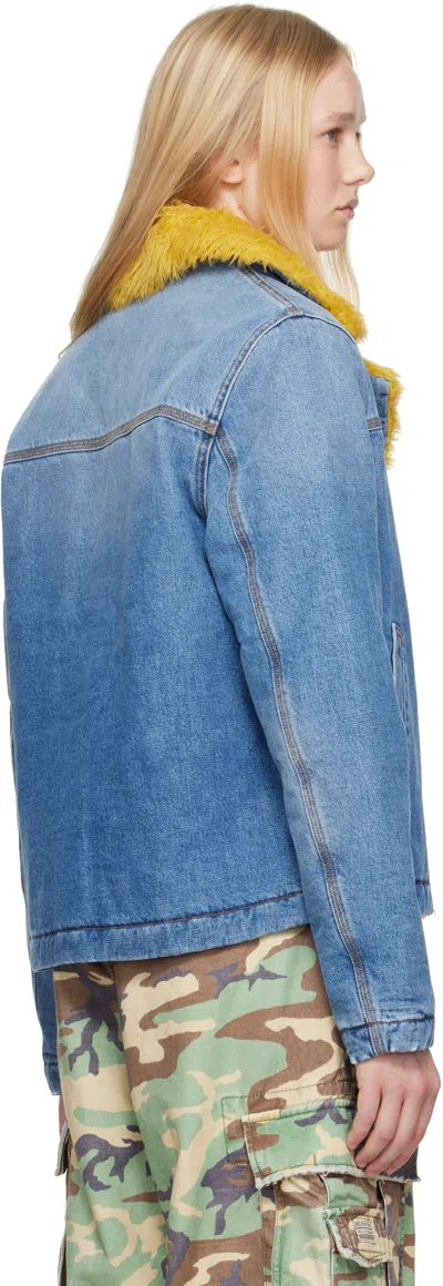 Erl Blue Venice Denim Jacket In 1 Blue