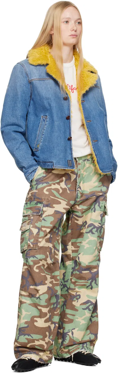 Erl Blue Venice Denim Jacket In 1 Blue