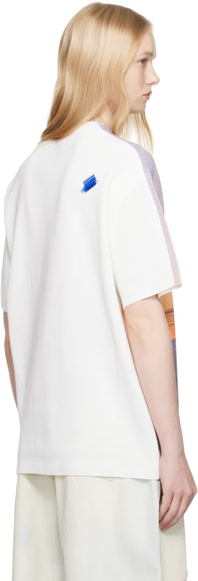 Ader Error Multicolor Half Sleeve Knit Product. 60 T-shirt In Orange