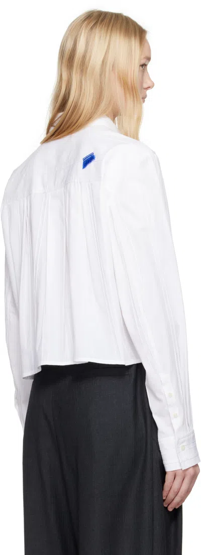 Ader Error Long Sleeve Shirt In White