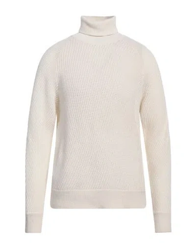 Paolo Pecora Man Turtleneck Off White Size Xl Wool, Polyacrylic In Off White