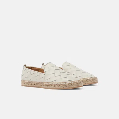 Scarosso Martina Woven Espadrilles In White