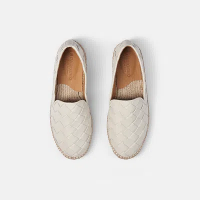 Scarosso Martina Woven Espadrilles In White
