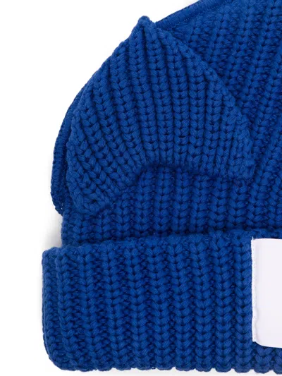 Charles Jeffrey Loverboy Ears-detailed Beanie In Blue
