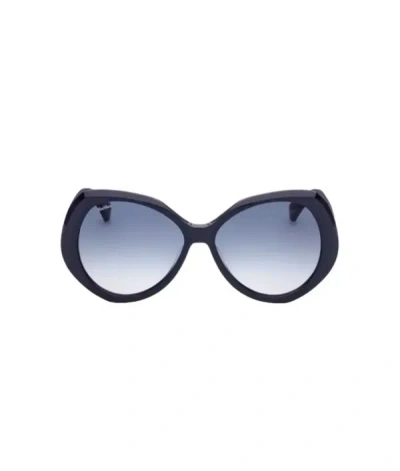 Max Mara Maxmara Mm0015 Butterfly Sunglasses In Blue