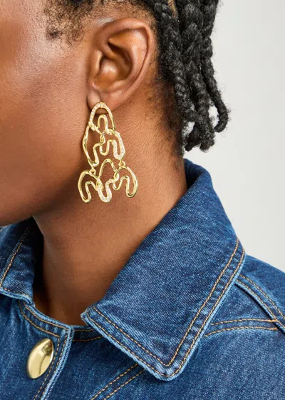 Alexis Bittar Solanales Crystal Chandelier Earrings In Crystals