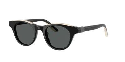 Brunello Cucinelli Bc4016s Acetate Round Sunglasses In Eclisse