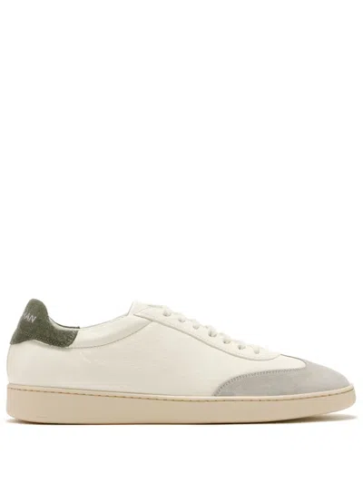 皮质低帮运动鞋