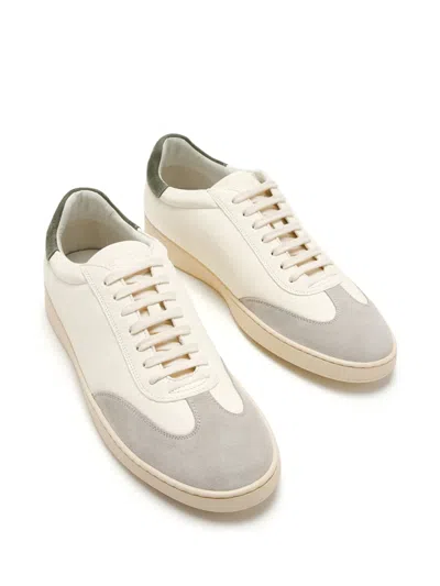 皮质低帮运动鞋