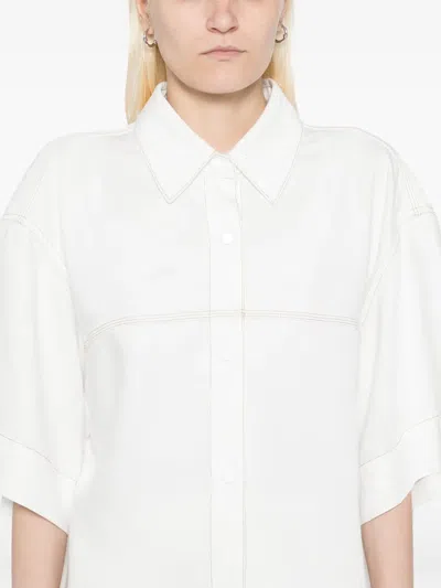 Less Klassisches Jeanshemd In Weiss