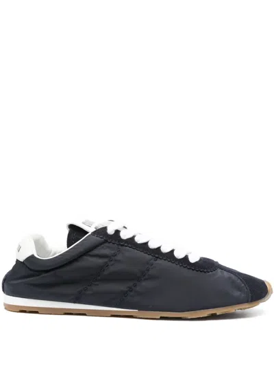 Miu Miu Nylon Sneakers In Blue