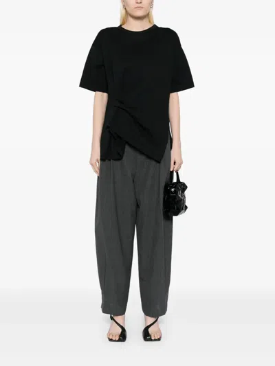 Less Hose Mit Weitem Bein In Grau