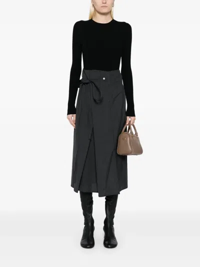 Less Kleid Im Patchwork-design In Schwarz