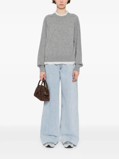 Less Pullover Im Layering-look In Grau