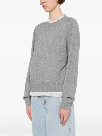 Less Pullover Im Layering-look In Grau