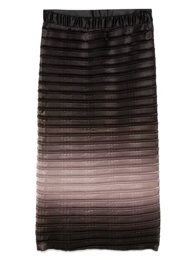 Less Rock Mit Farbverlauf-print In Braun