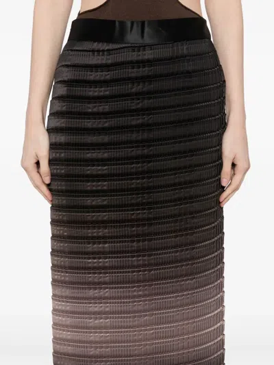 Less Rock Mit Farbverlauf-print In Braun