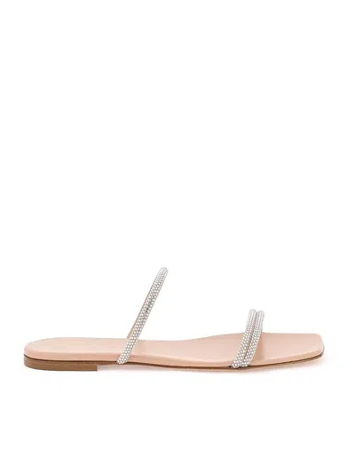 Gianvito Rossi Woman Sandals Blush Size 6.5 Leather In Pink
