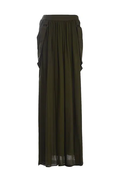 Max Mara Wool And Cashmere Crew-neck Sweater In Green