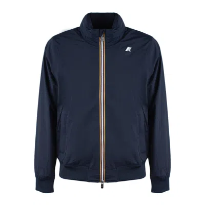 K-way K Way Amaury Stretch Waterproof Jacket In Blue