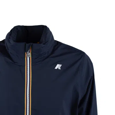 K-way K Way Amaury Stretch Waterproof Jacket In Blue