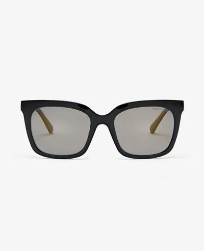 Kenneth Cole Square Injected Sunglasses In Black