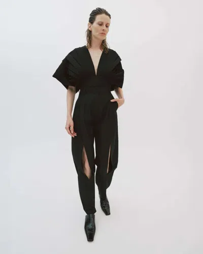 A.W.A.K.E. PANTS WITH VERTICAL SLIT KNEES 