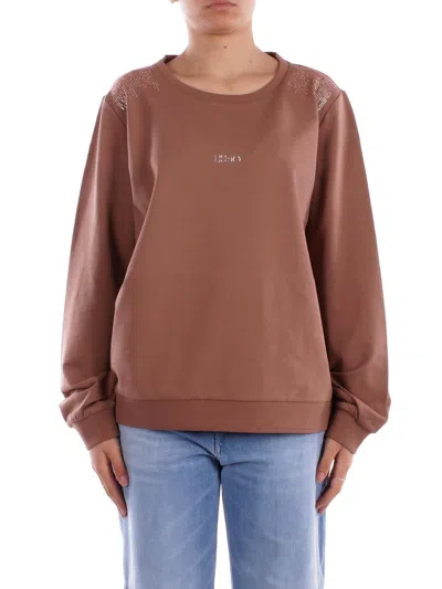 Liu •jo Liu Jo Sweaters Brown In Marrone Marroni