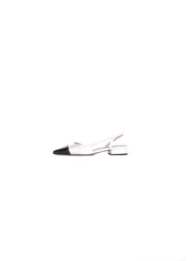 Anna F 35mm Leather Pumps In White